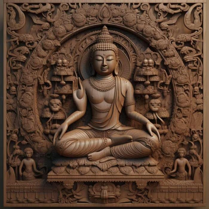 Games (Anatta Buddhist 4, GAMES_19464) 3D models for cnc